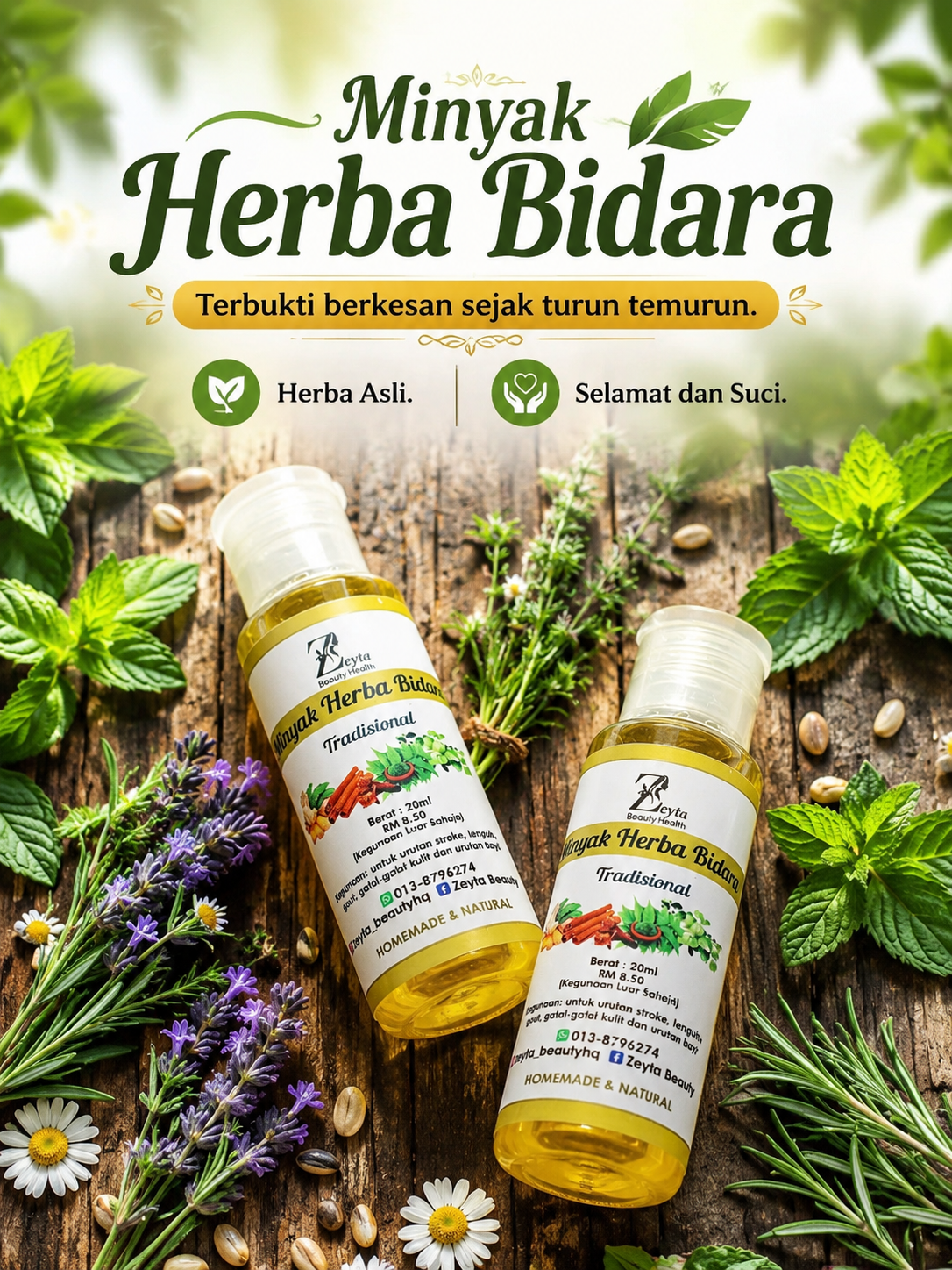 MINYAK HERBA BIDARA - 20ml