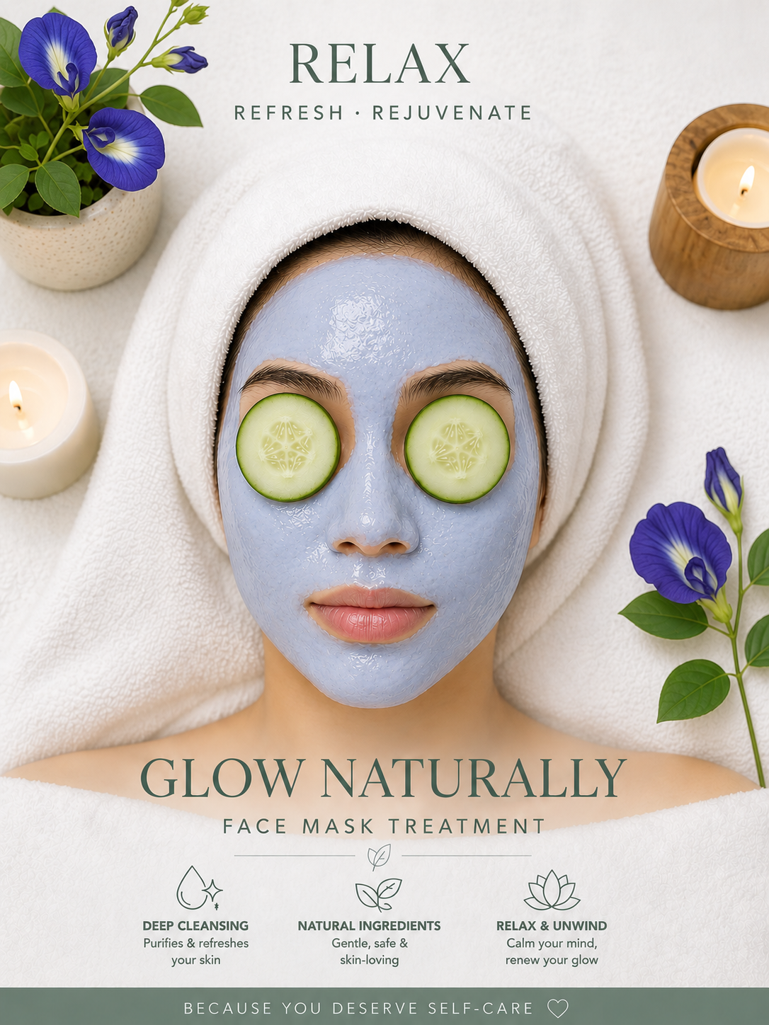 FACIAL BLUE LADY